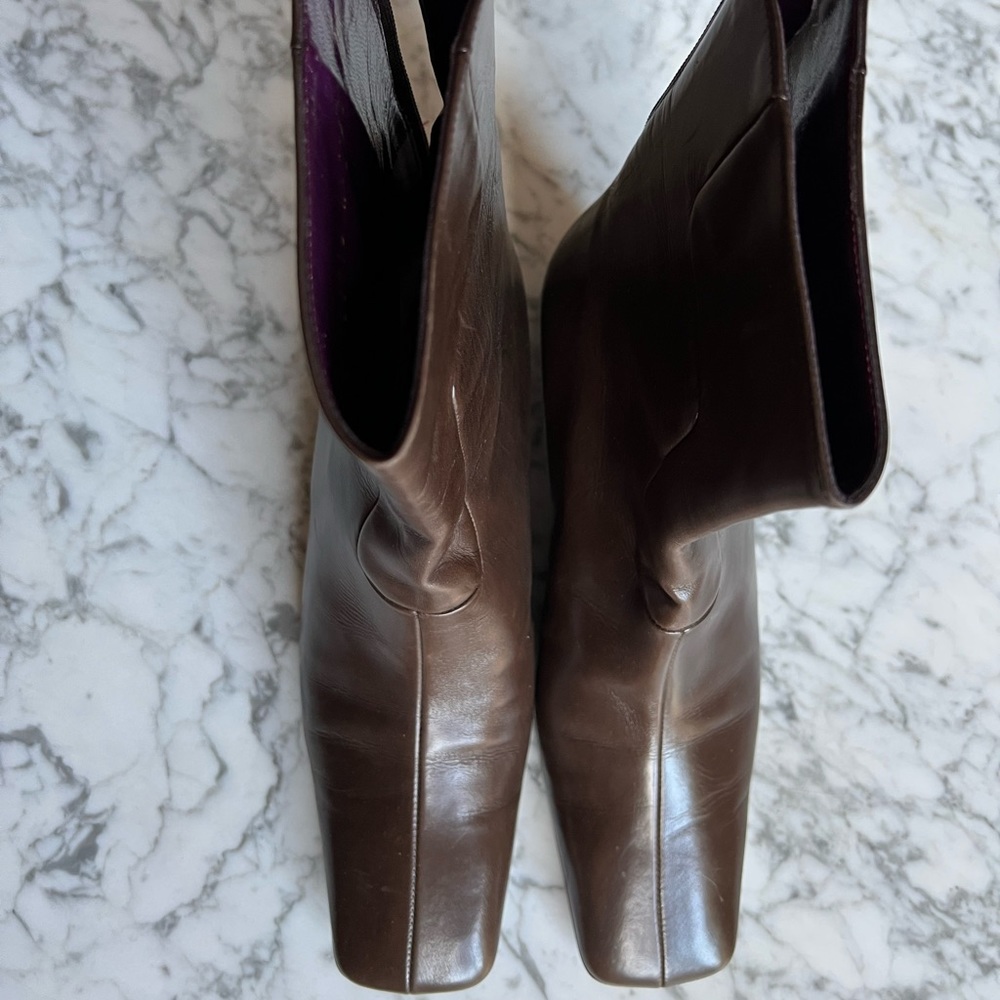 Brand New Bruno Magli Leather Ankle Boots